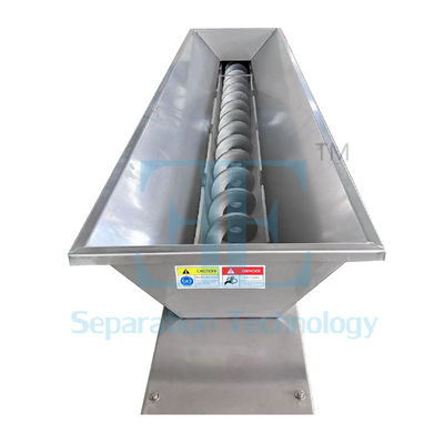 0.8m3/H-12m3/H স্ক্রু প্রেস ডিওয়াটারিং 0.4kw শ্যাফট স্ল্যাড ডিওয়াটারিং প্রেস
