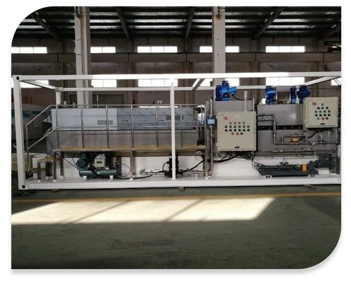 0.8m3/H-12m3/H স্ক্রু প্রেস ডিওয়াটারিং 0.4kw শ্যাফট স্ল্যাড ডিওয়াটারিং প্রেস