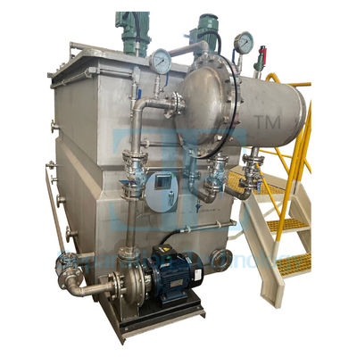 50L / ঘন্টা DAF জল চিকিত্সা সিস্টেম 5.5kw পাম্প দ্রবীভূত বায়ু ফ্লোটেশন ইউনিট