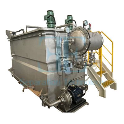 50L / ঘন্টা DAF জল চিকিত্সা সিস্টেম 5.5kw পাম্প দ্রবীভূত বায়ু ফ্লোটেশন ইউনিট