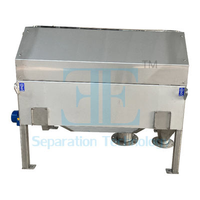 0.75kw অভ্যন্তরীণভাবে খাওয়ানো রোটারি ড্রাম স্ক্রিন বর্জ্য জল চিকিত্সার জন্য 1000 কেজি ওজন