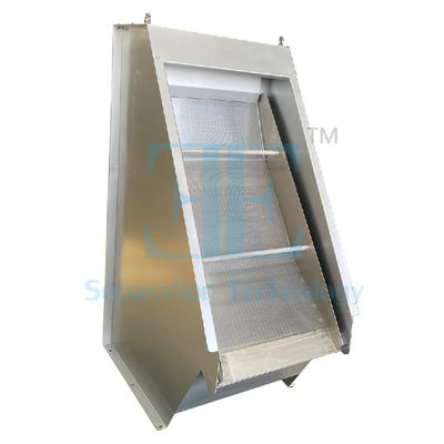 SUS304 SUS316 উইজ ওয়্যার স্ক্রিন 0.2mm Mesh স্ট্যাটিক স্ক্রিন বর্জ্য জল
