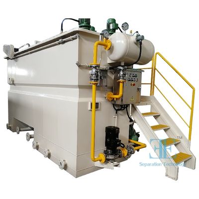 কম রক্ষণাবেক্ষণ দ্রবীভূত বায়ু ফ্লোটেশন 3.75kw পাম্প শক্তি এবং 0.75kw Agitator শক্তি