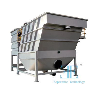 পিএলসি কন্ট্রোল সাদা এবং 4500-9500kgs খালি ওজন সঙ্গে শিল্প Lamella Clarifier সিস্টেম