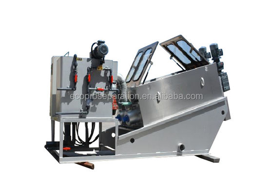 শিল্প বর্জ্য জল চিকিত্সার জন্য স্ক্রু প্রেস স্ল্যাজ ডিওয়াইটারিং মেশিন