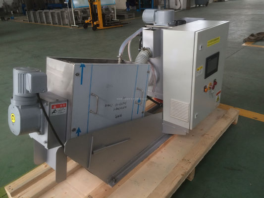 স্ক্রু প্রেস স্ল্যাড ডিওয়াটারিং মেশিন 2.4-30m3/h SUS304